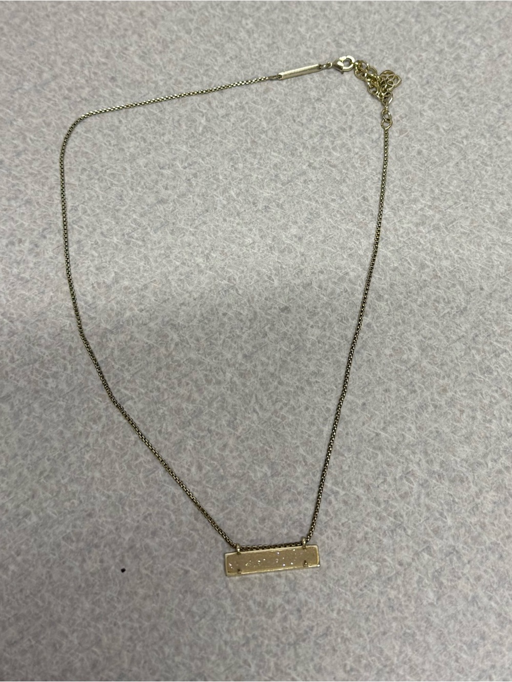 Kendra Scott Gold Bar Necklace